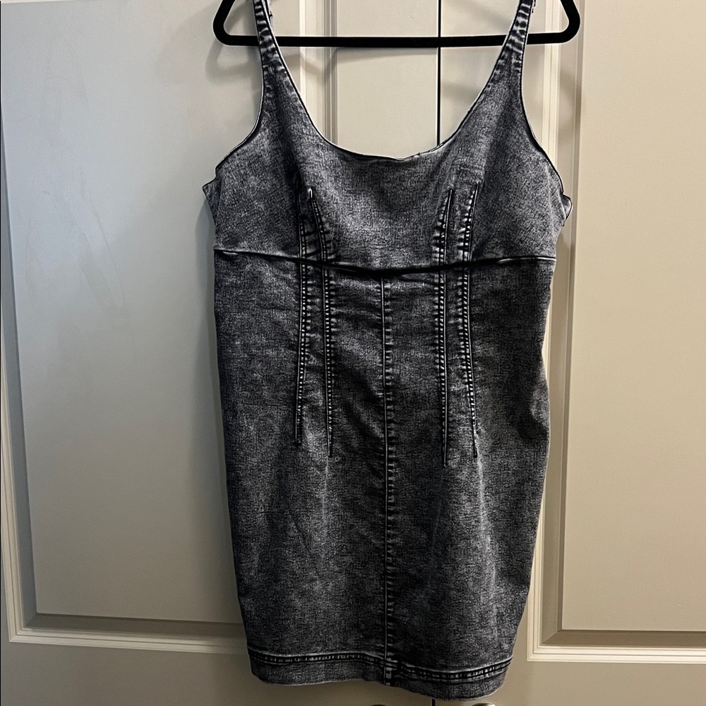 No Boundaries Black/Gray Denim Dress Size XXL